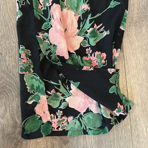 Ellen Tracy painted rose pants - Picture 6 of 8